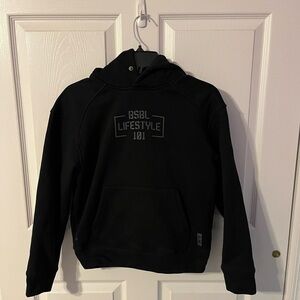 Black BSBL Lifestyle Performance Hoodie